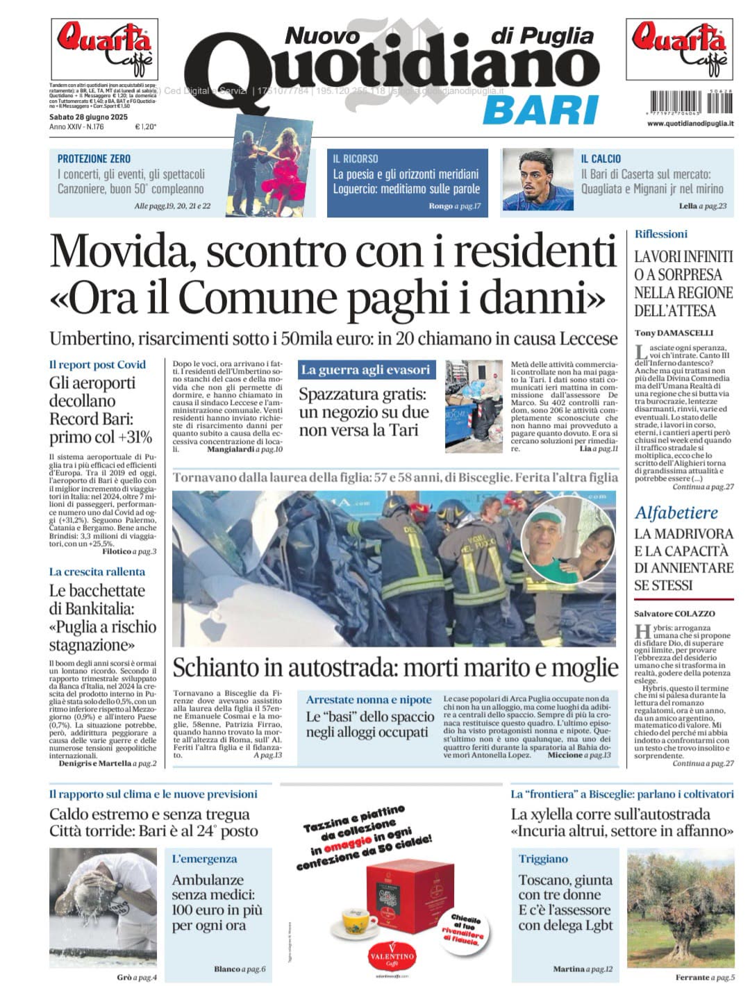Movida a Bari, i residenti dell'Umbertino si ribellano: avviata azione legale contro il Comune