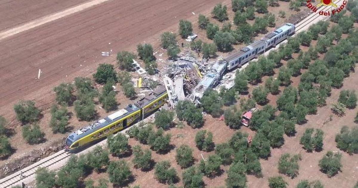 La strage dei treni sulla Andria-Corato fu colpa soltanto di due ferrovieri: in Appello confermata la sentenza